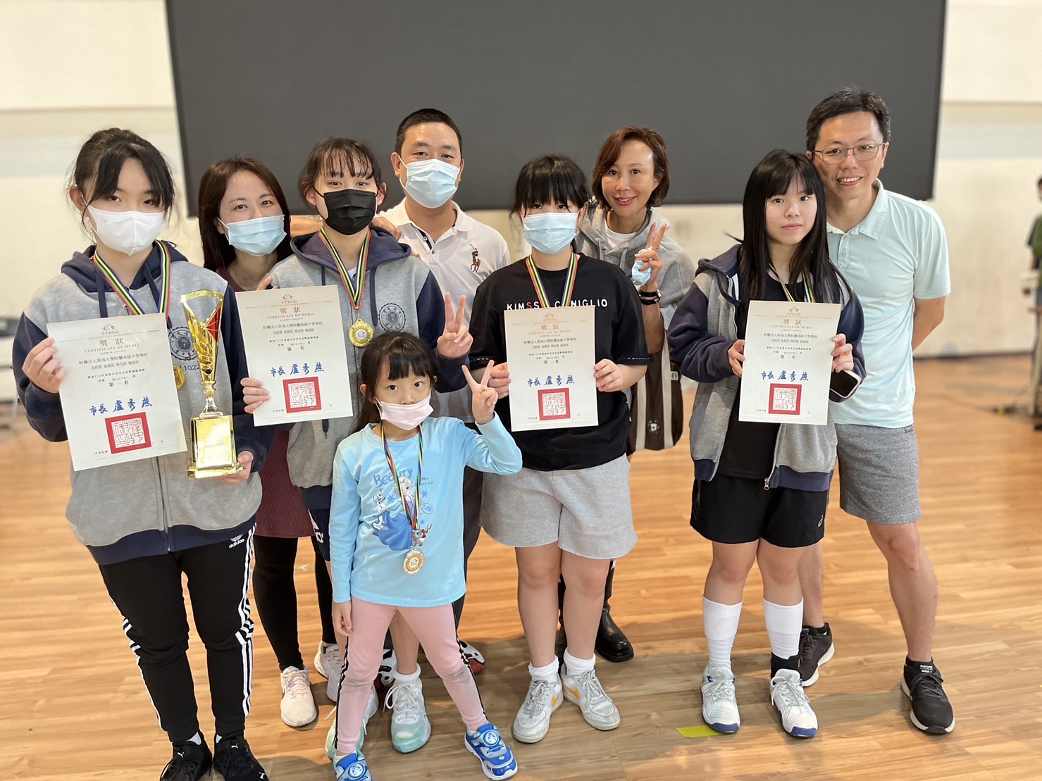 112年台中市市長盃擊劍錦標賽得獎名單