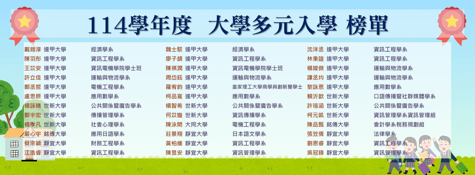 114全榜單007