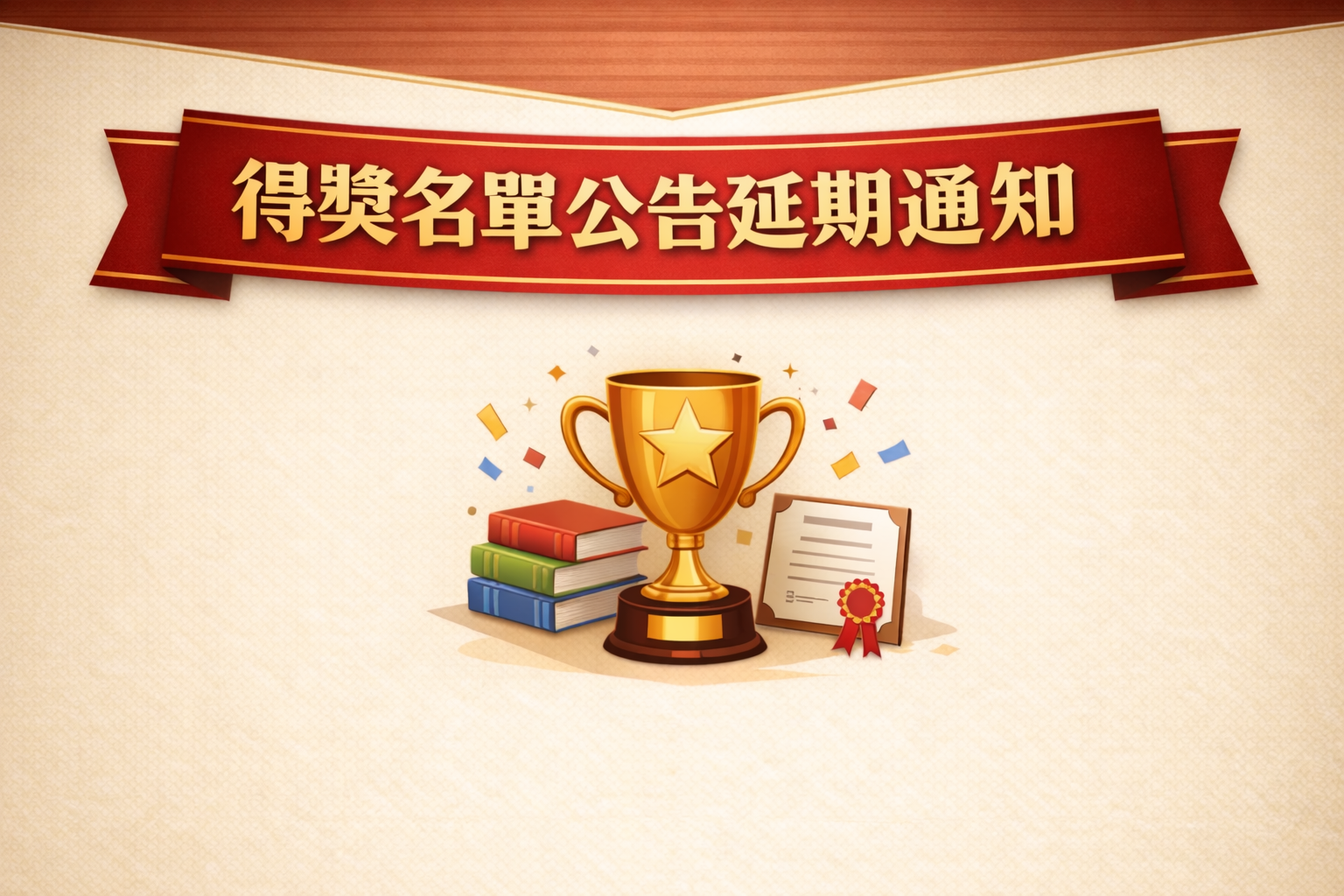 【公告】本年度創新課程競賽得獎名單公告延期