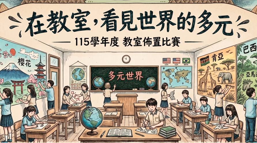115學年教室佈置競賽結果