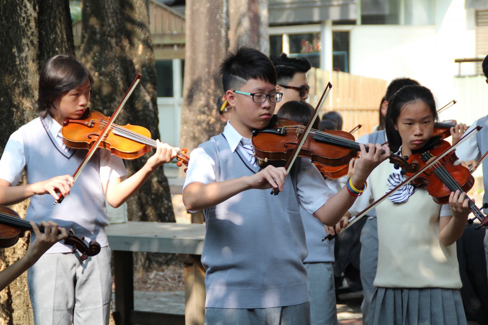 107学年度台中市学生音乐比赛弦乐合奏及弦乐四重奏荣获第一名