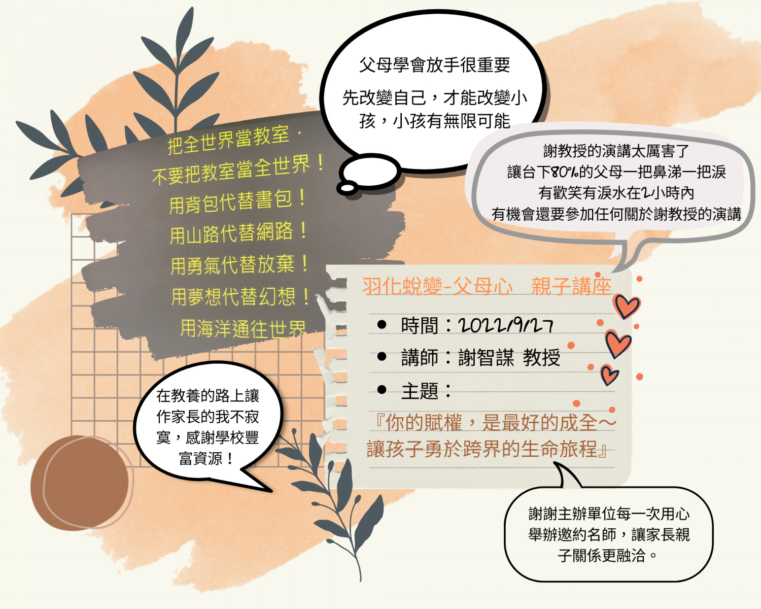 父母心親職講座海報5
